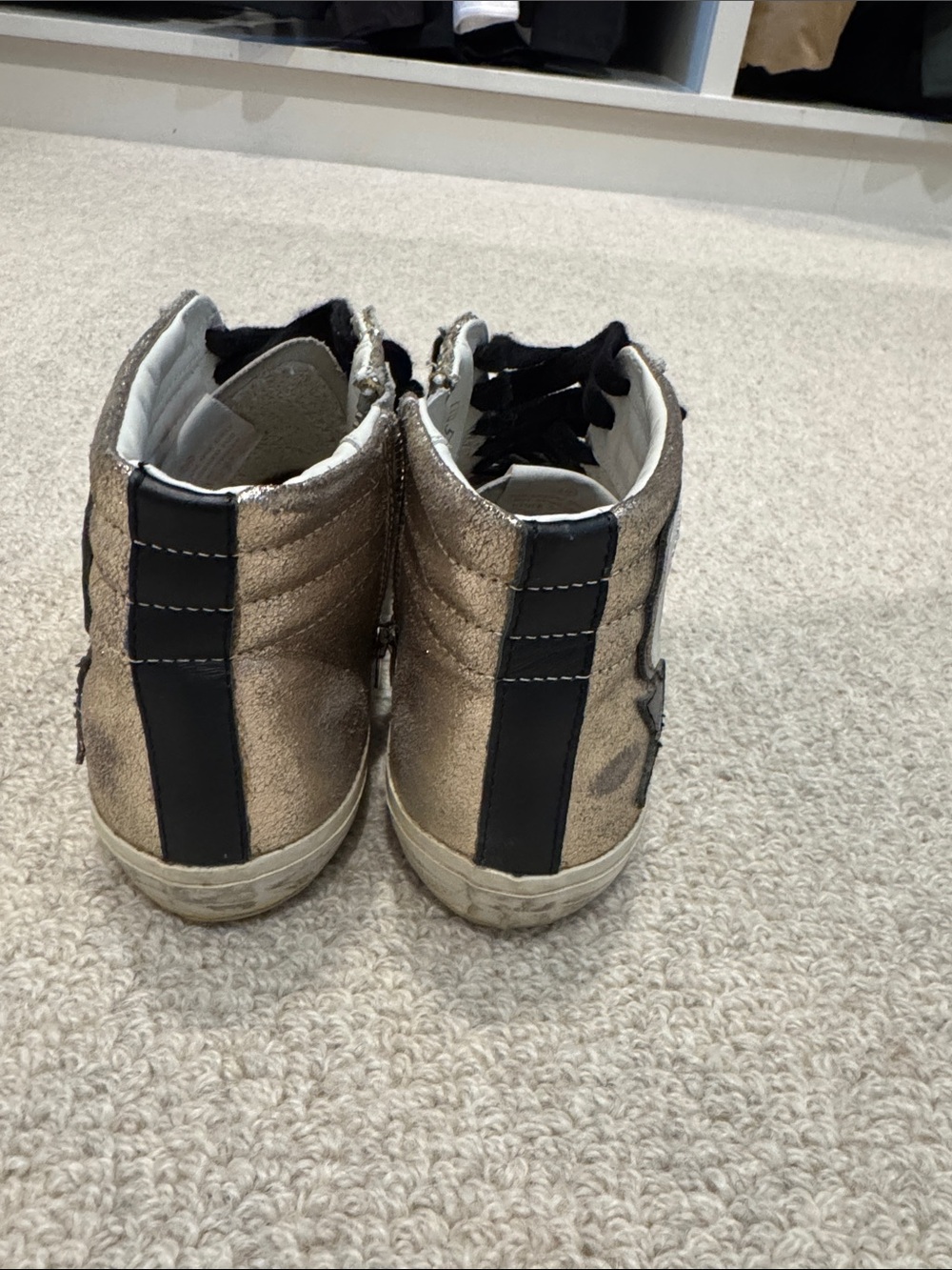Golden goose high top glitter and gold - Picture 3 of 4